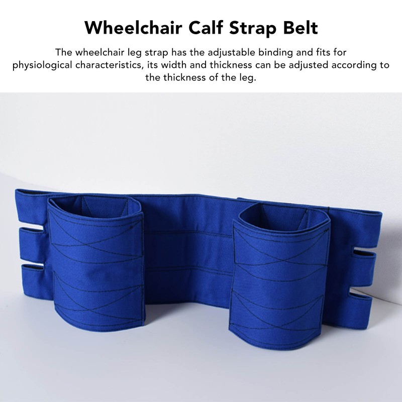 Wheelchair Strap Adjustable Calf Seat Belt Elastic Leg Restraint Belt