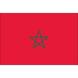 3x5 Morocco Polyester Indoor or Outdoor Flag, More Than 200+ 3x5 Foot (90x150 cm) International Flags Available