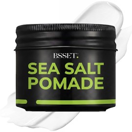 BSSET Sea Salt Pomade 100ml - Strong Hold and Matte Finish for Thickening and Sculpting Hair