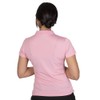 Island GREEN Womens Golf Plain Polo Shirt Candy Pink
