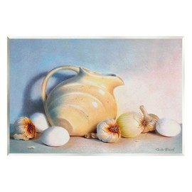 Stupell Industries Varied Vegetables Scattered Traditional Still Life Vase Wood Wall Art, Design By Cecile Baird