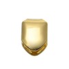 UUYYEO 2 Pcs Single Fangs Plated Gold Hip Hop Top