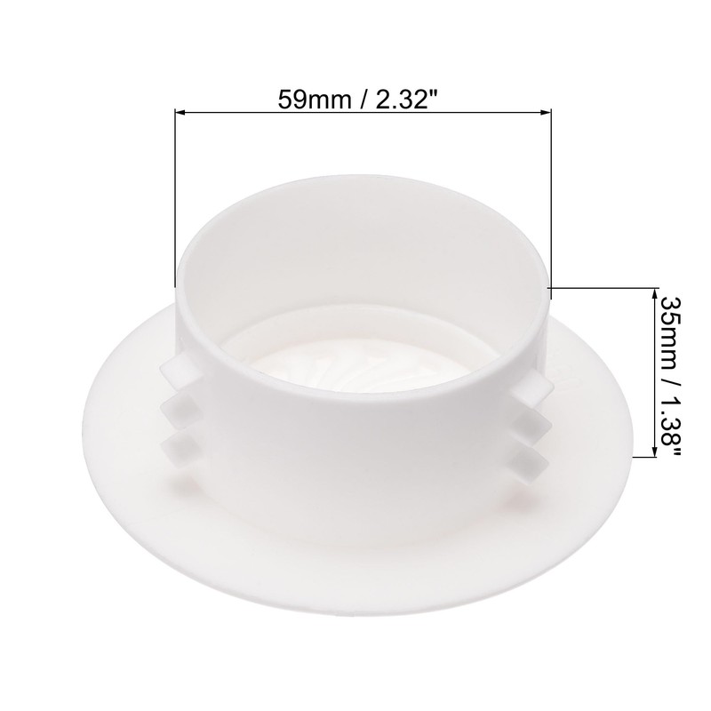 sourcing map Round Vent Cover, ABS Plastic Adjustable Air Vent