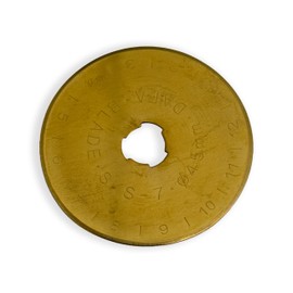 The Quilted Bear Titanium Rotary Blades 45mm - Precise Cutting & Long Lasting Easy Replace Universal Replacement Rotary Cutter Blades 45mm One Blade for Fabric Rotary Cutters & Sewing Rotary Cutters