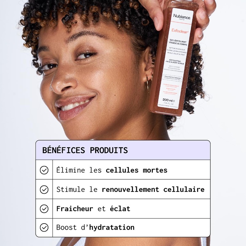 NUBIANCE - Exfoclear® Face & Body Scrub & Neckline -