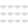 Sterilite 8 Quart Dishpan, White, 12-Pack,Classic White