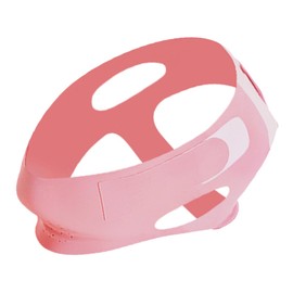 FOMIYES Facial Strap Jaw Exerciser Faces Lift Mask Faces Lifting Belt Chin Slimming Strap Double Chin Reducer Facial Lift Belt Chin Lifting Band Chin Strap Sleep Mask Pink Ice Silk Fabric