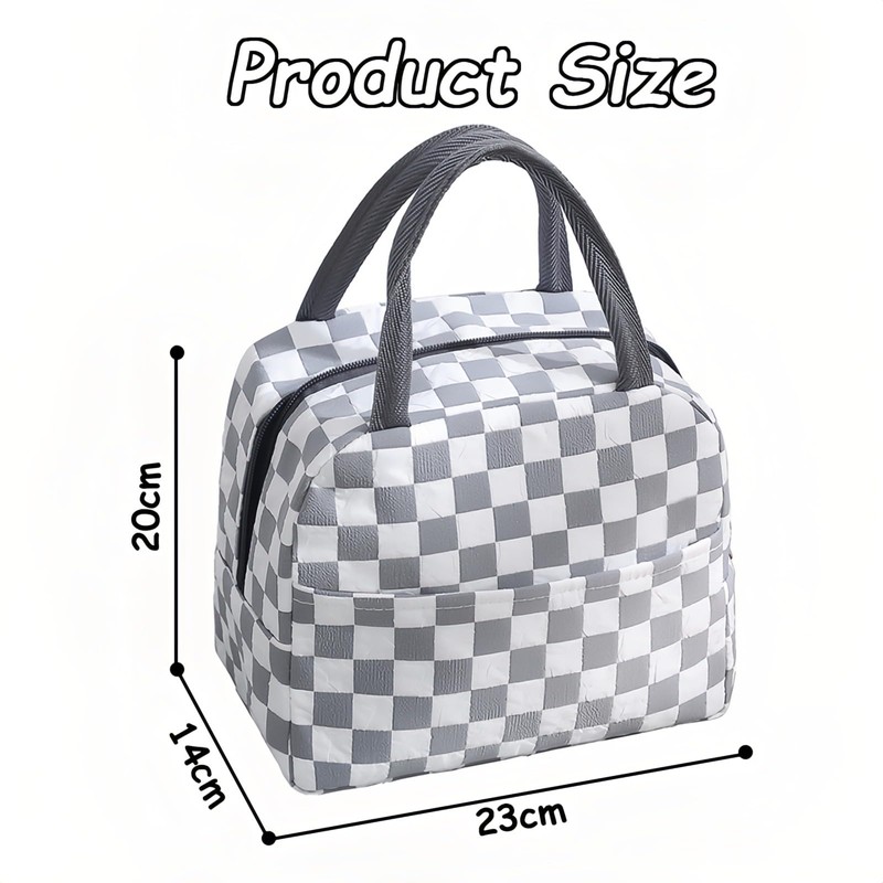 Taoluwin Insulated Lunch Bag, Thermal Lunch Tote Bag with Leakproof