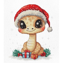 Luca-S Cross Stitch Kit Christmas Gifts, B1419, Counted Cross Stitch Kit for Adults, Needlecraft and Embroidery Kit