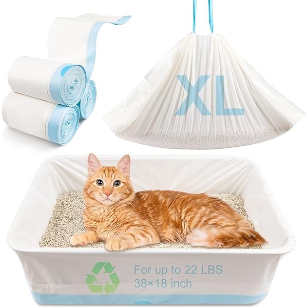 15 Count Cat Litter Box Liners 100% OK Compost Home