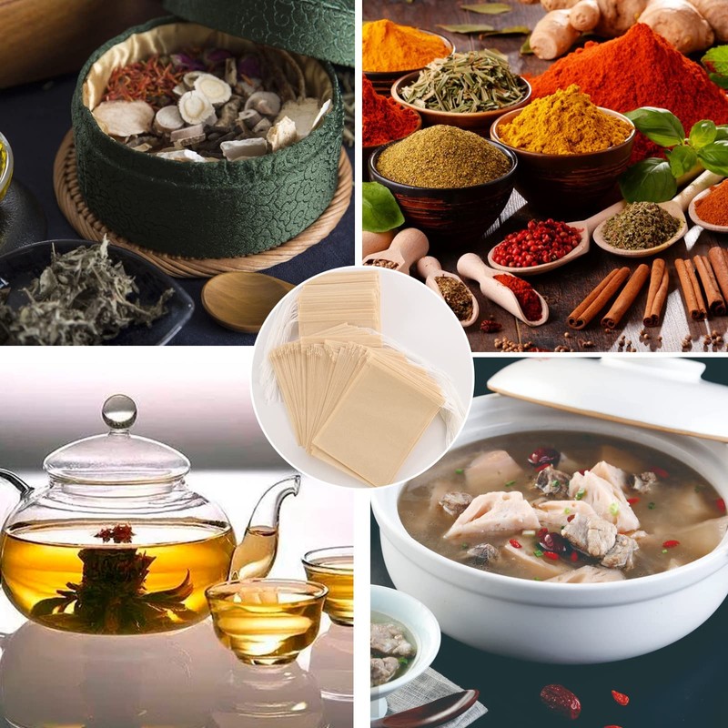 300 Pcs Tea Bags for Loose Tea, Disposable Tea Bags