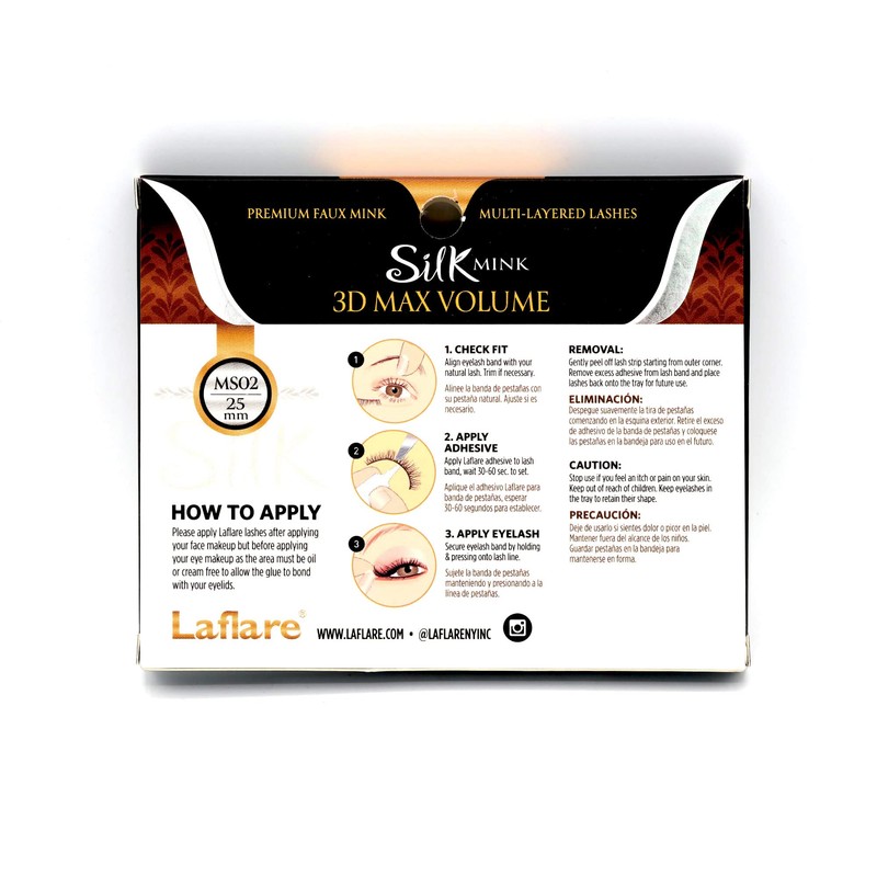 Laflare 3D SILK MINK MAX VOLUME Premium Faux Mink 25mm