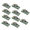 Hailege 10pcs Mini Step Down Buck Power Module DC-DC 12-24V