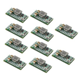 Hailege 10pcs Mini Step Down Buck Power Module DC-DC 12-24V to 5V 3A Fixed Voltage Output 1.8V 2.5V 3.3V 5V 9V 12V Optional Adjustable Efficiency 97.5%