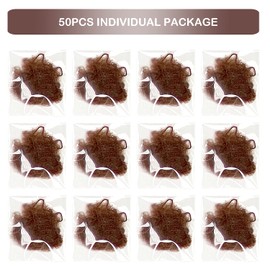 TonJin Invisible Hair Nets and U Shaped Hair Pins Set/Hair Bun Shaper Set with 50Pcs Elastic Edge Mesh Hair Nets and 10Pcs Positioning U Shaped Hair Pins for Women Hair Bun(Brown)
