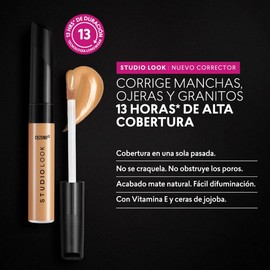 Cyzone Corrector de Maquillaje Studio Look de Alta Cobertura, Medium, 4 gr.
