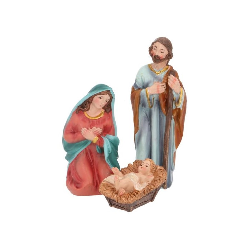 Carousel Home and Gifts Traditional Nativity Set With 9 Detailed