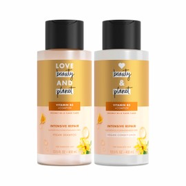 Love Beauty and Planet Coconut Oil & Ylang Hope and Repair Shampoo and Conditioner for Dry and Damaged Hair 2 Count, 13.5 oz each, Paraben , Silicone Free, Vegan