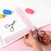 TIESOME 2 Pieces L-Square Rule Clear Sewing Ruler, Plastic Measure