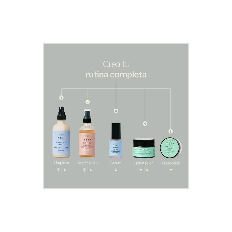 Crema Humectante Facial, Piel Grasa Y Mixta, Con Centella Asiática,