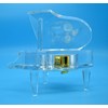 Piano Music Box Crystal Song Canon, Clockwork Mechanical Piano Ornament