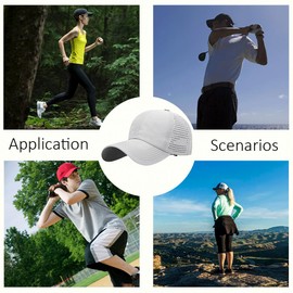 YKDLLF Baseball Cap for Men and Women, 100% Terylene Baseball Cap, Sport, Men's Baseball Cap, Women, Adjustable, Washable, Classic Baseball Cap, Unisex, Sun Protection, lightgrey, 57