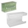 Glove Box Holder Dispenser Wall Mounted Tissue Holder Clear with