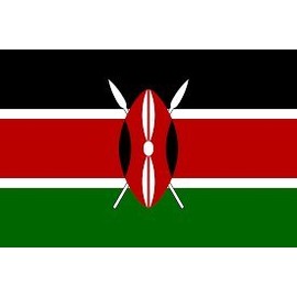 Kenya 2'x3' Polyester Flag