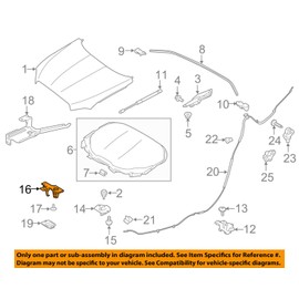 Jaguar OEM 12-15 XJ Hood-Safety Catch Latch Lock C2D24409