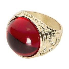 WIDMANN Gemstone Ring ? Unisex-adult, Red, One Size, vd-wdm46740