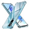 USTIYA Case for Honor 90 Lite Clear TPU Four Corners