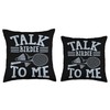 Talk Birdie To Me Throw Pillow