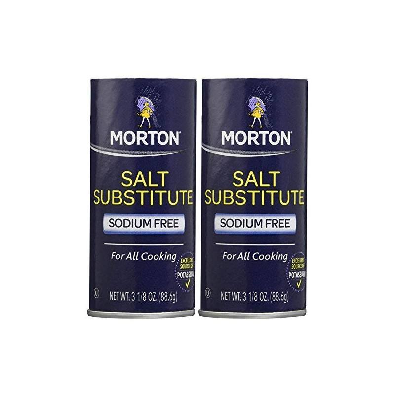 Morton Salt Substitute, 3.12 oz - PACK OF 4