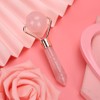 Rose Quartz Face Roller Massager Skin Tightening Lifting AntiWrinkle Facial