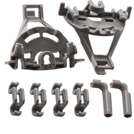 00428344 Dishwasher Lower Rack Flip Tine Clip Kit- Replacement Part Compatible with Bosch, Thermador, Kenmore Dishwasher – Replaces 00428344, 428344, 00418499, 418499, 420199, 00420199