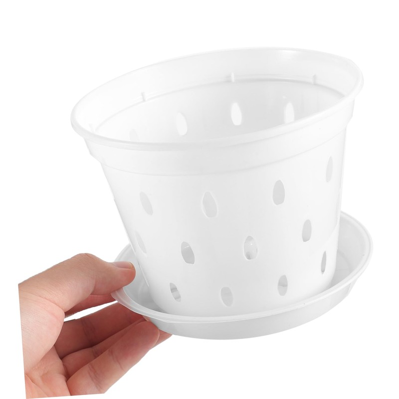 SUPVOX 5sets Orchid Pots Garden Planter with Drainage Holes Use