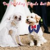 Yoolhamy Dog Tuxedo, Dog Bow Tie Wedding Bandana Outfit Dog