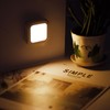 2Pcs Plug in Motion Sensor LED Night Light Plug in
