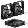 upHere U2K Case Fan 120mm Black PWM Silent Computer Cooling