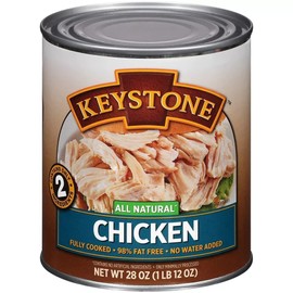 Keystone (8 Cans) Keystone Chicken **ALL NATURAL - NO PRESERVATIVES - FULLY COOKED** 28oz