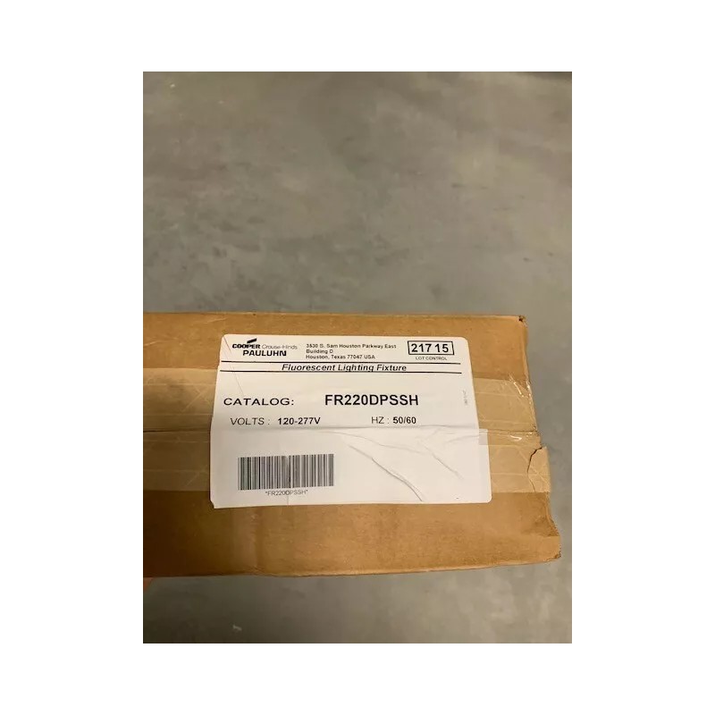 Pauluhn FR220DPSSH Recessed Ceiling Mount Light Fixture, Inside Drip Proof,