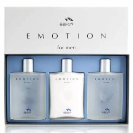 허브 꽃추출물 지친 남성 피부보습 스킨 2개 로션 1개 Herb Floral Extract Intensive Hydrating Skin Toner 2pcs Lotion 1pc for Weary Men's Skin