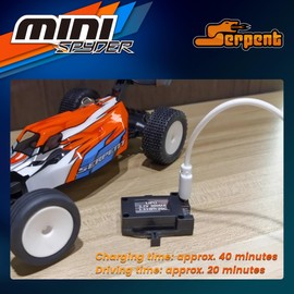 Serpent 1:24 Mini RC Car, 1/24 Scale 2.4GHz Off-Road RC Car, All Terrain Off-Road Buggy, High Performance Off-Road RC Kit with 2 Battery 1 USB Data Cable