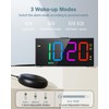 Loud Alarm Clocks for Heavy Sleepers, RGB Digital Clock with