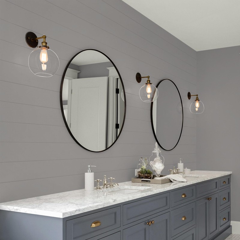 Glidden Interior Paint + Primer: Gray/Go to Gray, One Coat,