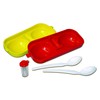 Eggs Egg Carrier Container 2 Drawer with Salt Shaker and