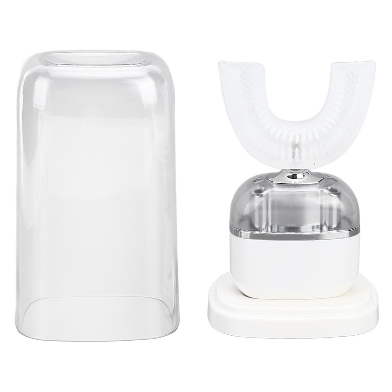 Ultrasonic U Shaped Toothbrushes For Adults High Frequency Vibration Soft