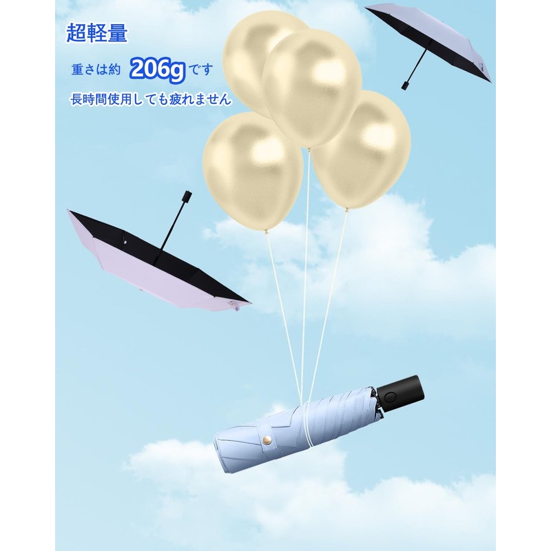 Parasol, Folding, Automatic Open/Close (Safe Bounce Prevention Function) Completely Light