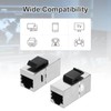 sourcing map 5 Pack RJ45 Cat 6A Ethernet Coupler, Cat6A