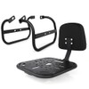 Xitomer Motorcycle Side Rack & Rear Rack with Driver Backrest